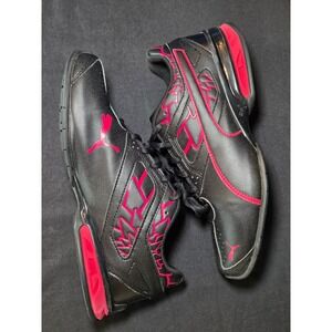 Puma Women's Athletic Shoes Black Pink Running Sneakers Size 9